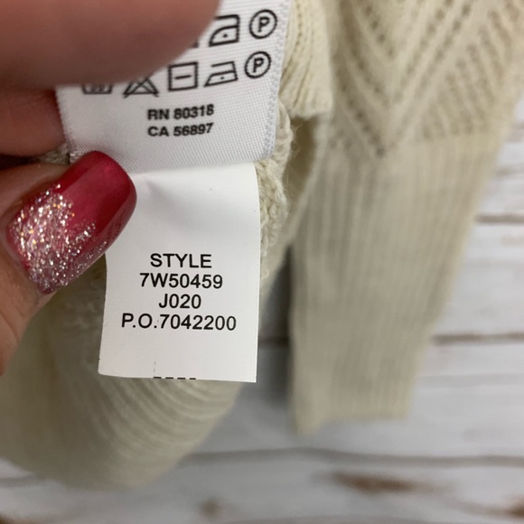 NWT Lucky Brand Cowl Neck Open Knit Sweater - Picture 8 of 8